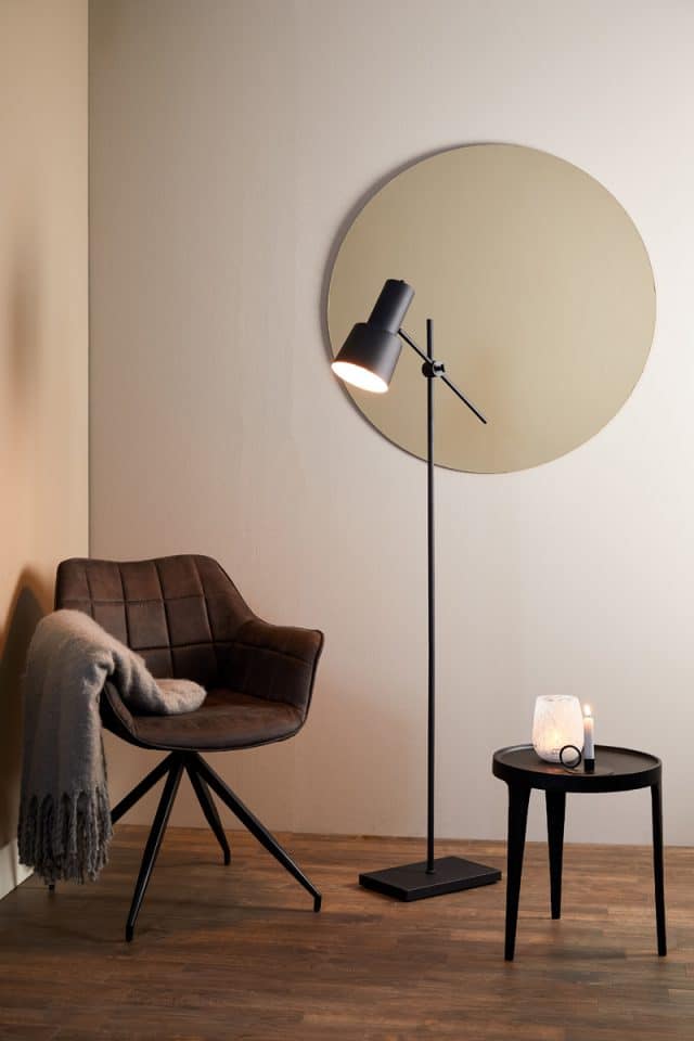 Vloerlamp Preston 8211 31x19x141 155 Cm 8211 Zwart 8211 Rhb Home Amp Living