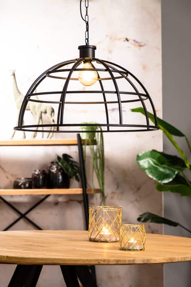 Hanglamp Irini 8211 70 215 46 Cm 8211 Mat Zwart 8211 Rhb Home Amp Living
