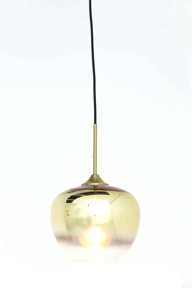 Hanglamp Mayson 8211 23 215 18 Cm 8211 Glas Goud Goud 8211 Rhb Home Amp Living