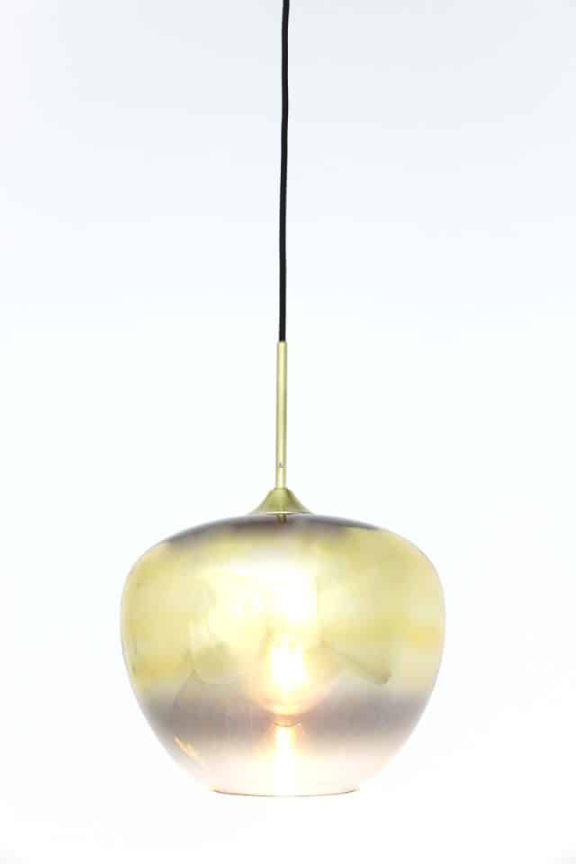 Hanglamp Mayson 8211 30 215 25 Cm 8211 Glas Goud Goud 8211 Rhb Home Amp Living