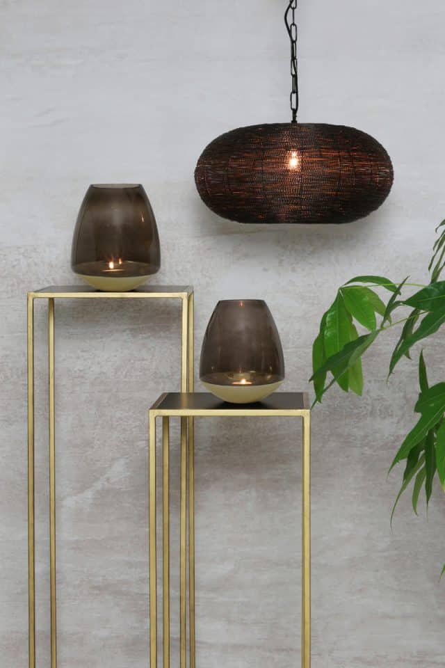 Hanglamp Nadra 8211 55 215 27 Cm 8211 Brons Goud 8211 Rhb Home Amp Living