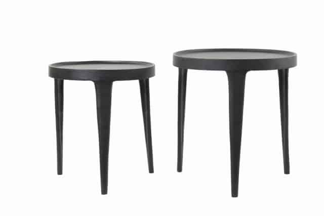Side Table S 2 37 215 41 43 215 45 5 Cm Tobias Black