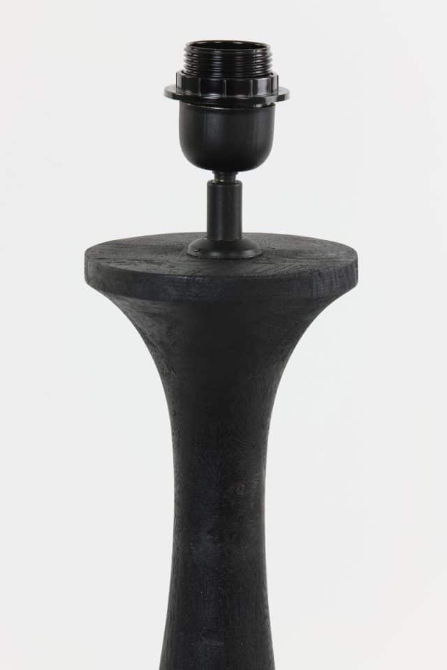 Lampenvoet Nicolo 8211 28 215 66 Cm 8211 Hout 8211 Mat Zwart 8211 Rhb Home Amp Living