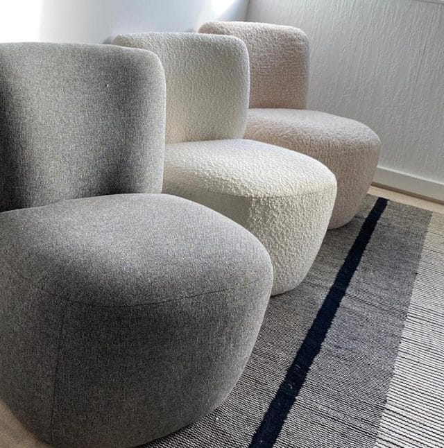 Armchair Eve 8211 Naturel 8211 Boucle 8211 Rhb Home Amp Living