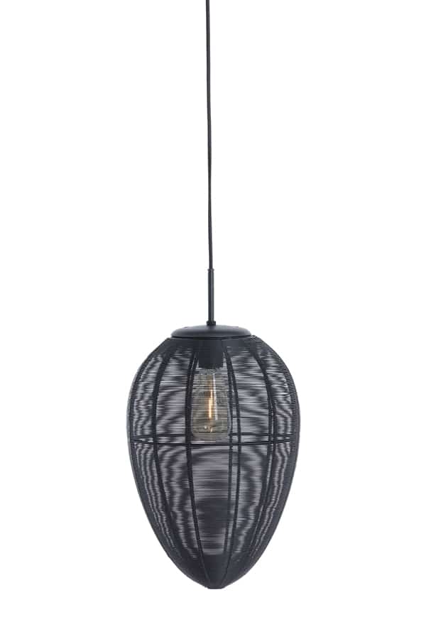 Hanglamp Yaelle 8211 26 215 41 Cm 8211 Mat Zwart 8211 Rhb Home Amp Living