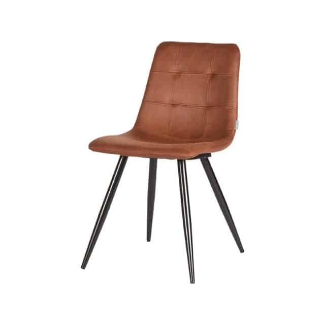 Eetkamerstoel Jay 8211 Cognac 8211 Microfiber 8211 Rhb Home Amp Living