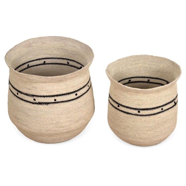Manden Inspiratie Naturel Black Set Of 2 8211 Opjet 8211 Rhb Home Amp Living