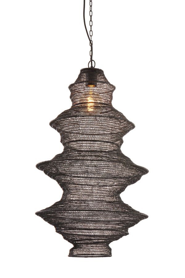 Hanging Lamp Nakisha 8211 40 215 70 Cm 8211 Mat Zwart 8211 Rhb Home Amp Living