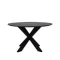Eetkamertafel Zico 8211 Zwart 8211 Mangohout 8211 Rond 8211 140 Cm 8211 Rhb Home Amp Living