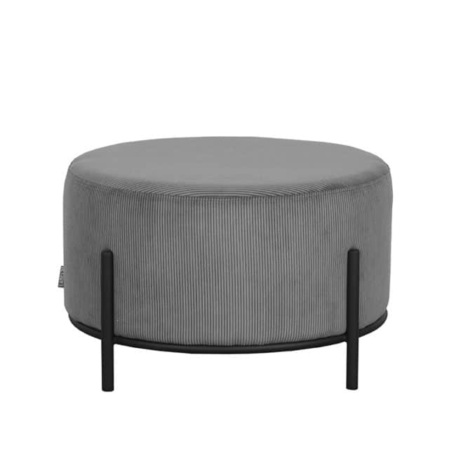 Poef Troy Xl 8211 Grijs 8211 Ribcord 8211 Rhb Home Amp Living
