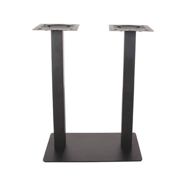 Bartafel Tafelpoot Dubbel 8211 Zwart 8211 Metaal 8211 Dubbel 8211 92 Cm 8211 Rhb Home Amp Living