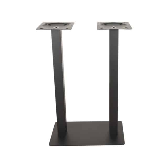 Bartafel Tafelpoot Dubbel 8211 Zwart 8211 Metaal 8211 Dubbel 8211 108 Cm 8211 Rhb Home Amp Living