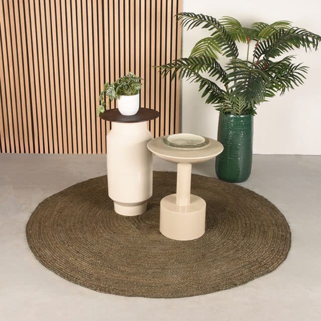Label51 Bijzettafel Jik 8211 Ivory 8211 Mangohout