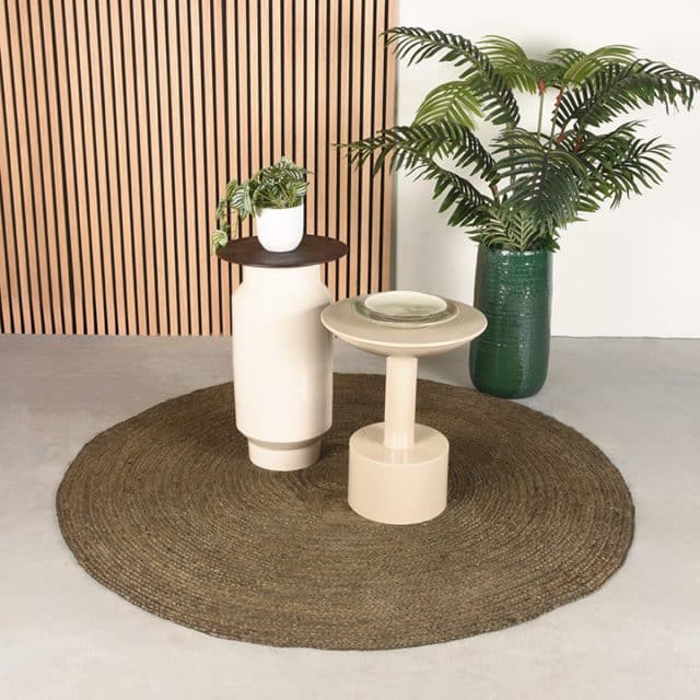Label51 Bijzettafel Rif 8211 Ivory 8211 Metaal