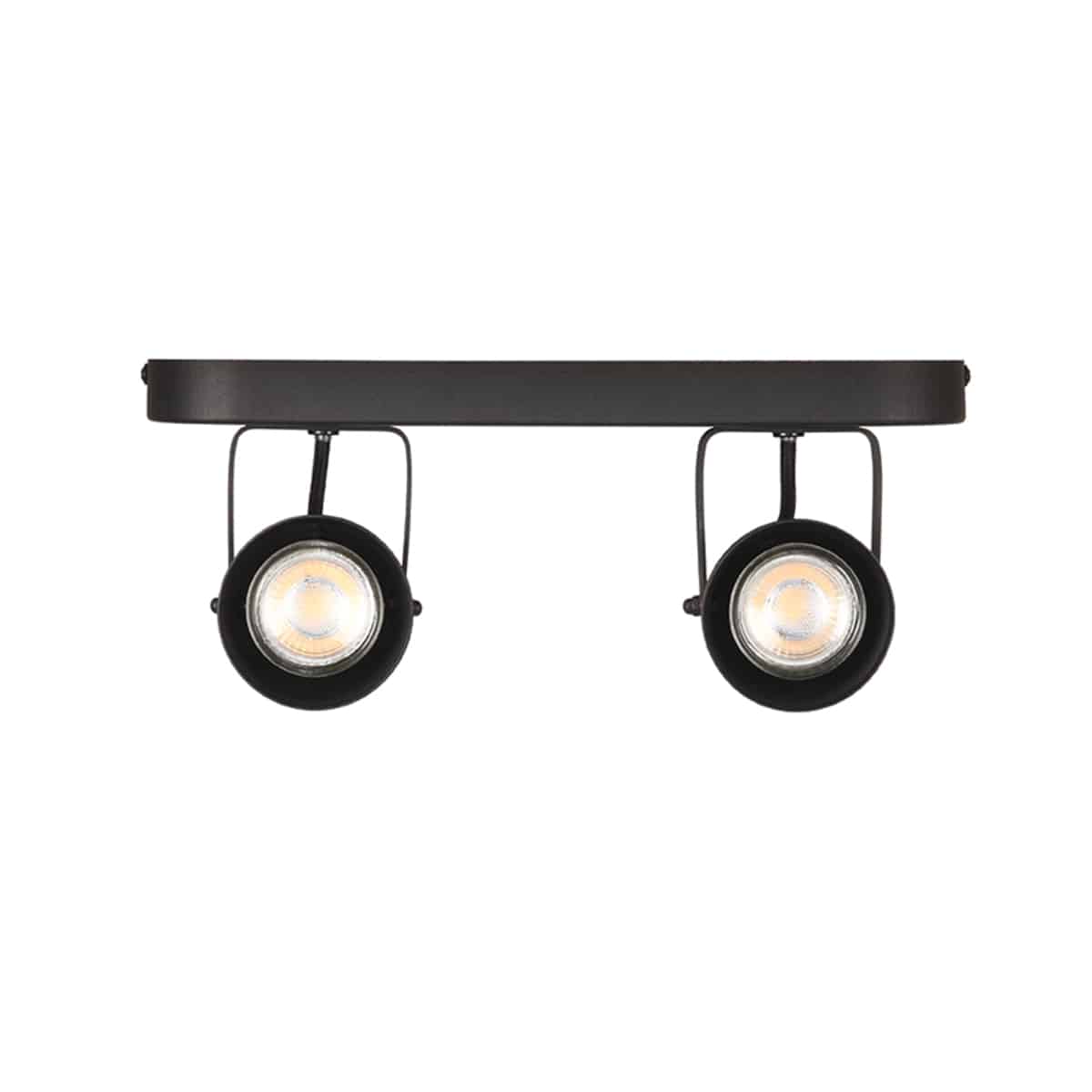 Spot Max Led 8211 Schwarz 8211 Metall 8211 2 Licht 8211 Rhb Home Amp Living
