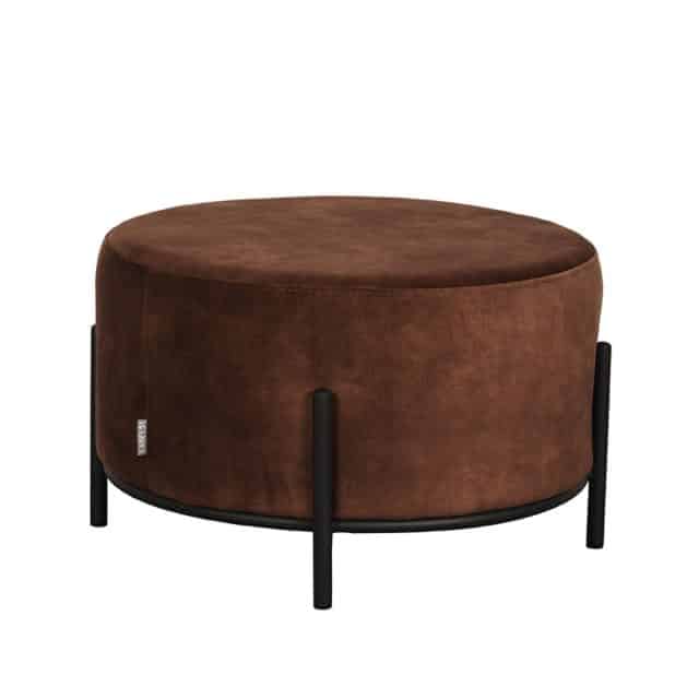 Poef Troy Xl Rust 8211 Velours 8211 Rhb Home Amp Living