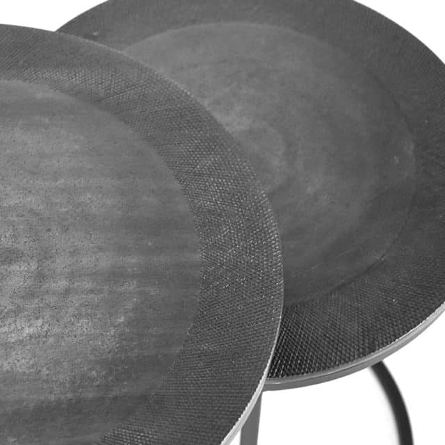 Salontafel Set Pair 8211 Antiek Ash 8211 Metaal 8211 40 Cm 8211 Rhb Home Amp Living