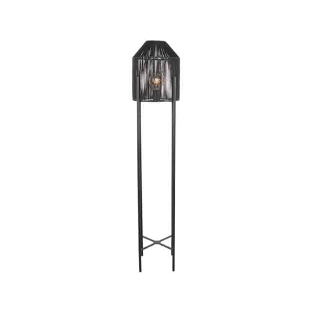 Vloerlamp Ibiza 8211 Zwart 8211 Jute 8211 Rhb Home Amp Living