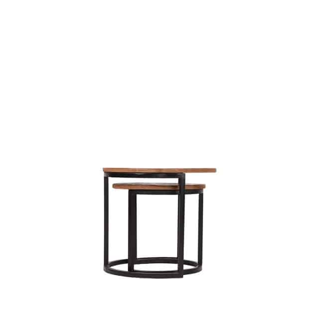 Salontafel Set Duo 8211 Rough 8211 Mangohout 8211 Rhb Home Amp Living