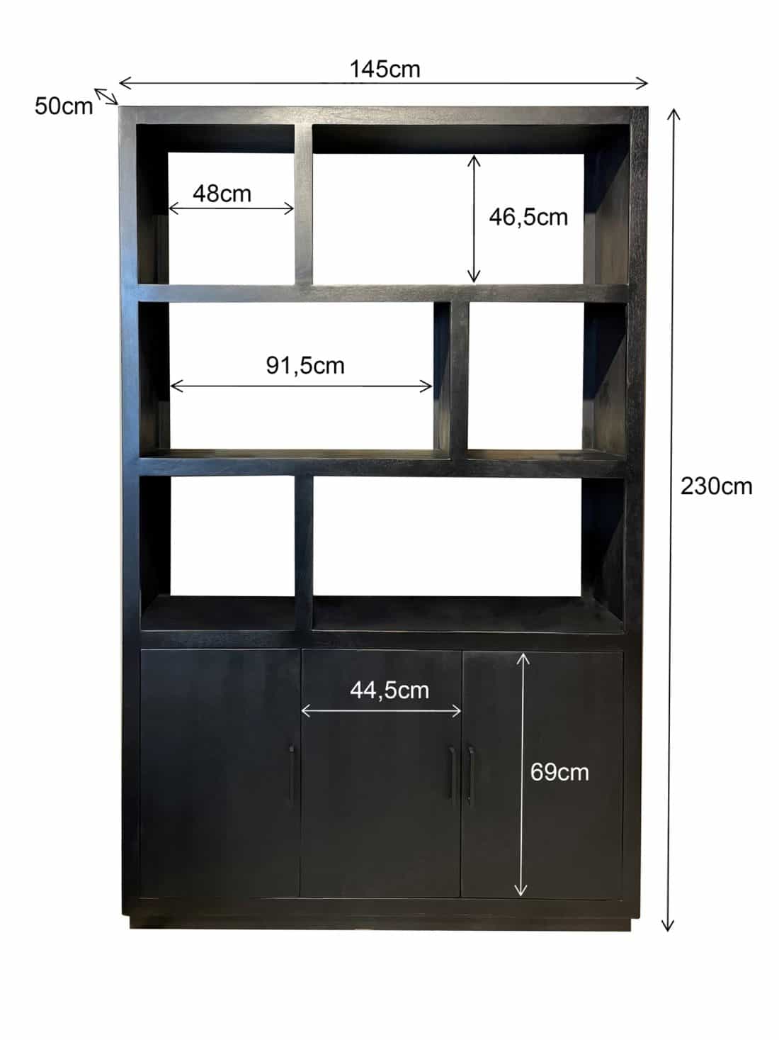 Kast Jaxx 8211 Zwart 8211 145cm 8211 Rhb Home Amp Living