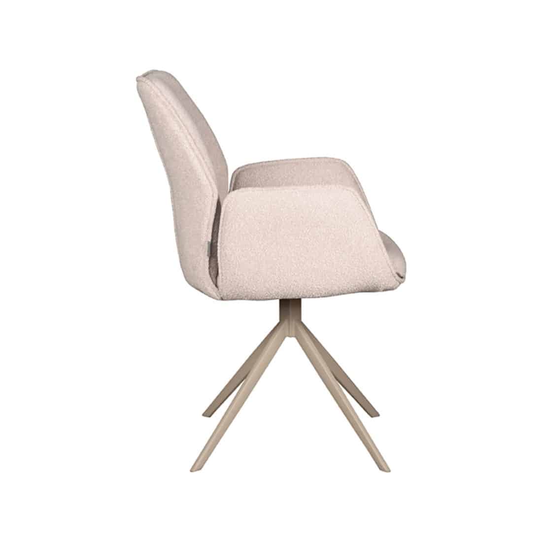 Eetkamerstoel Mellow 8211 Naturel 8211 Boucle 8211 Rhb Home Amp Living