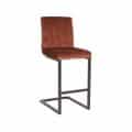 Barhocker Milo 8211 Rust 8211 Velour 8211 Sitzhöhe 65 8211 Label51 8211 Rhb Home Amp Living