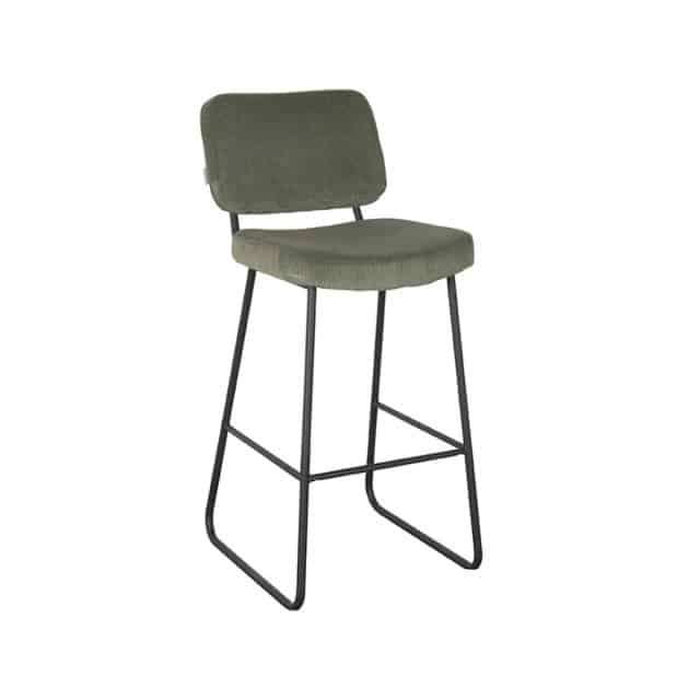 Barkruk Noah 8211 Groen 8211 Ribcord 8211 Zithoogte 78 8211 Label51 8211 Rhb Home Amp Living