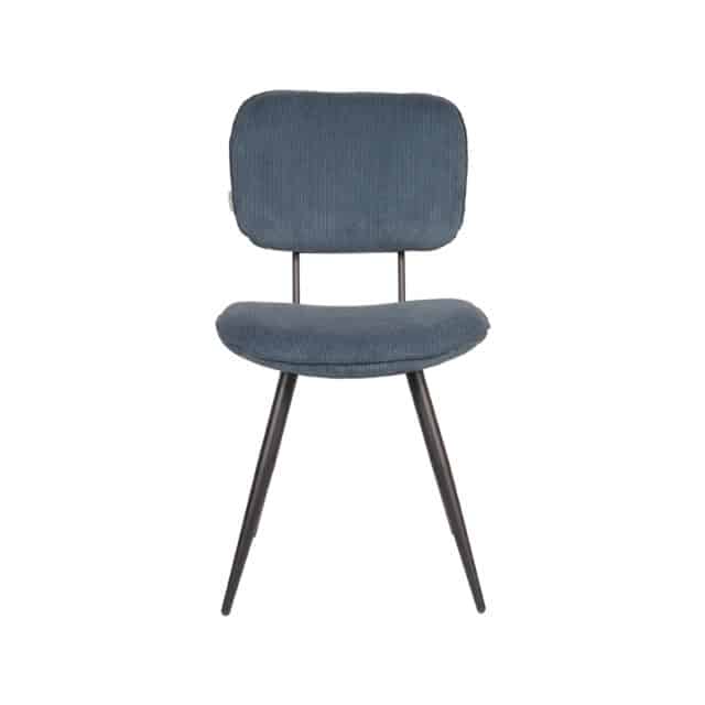 Eetkamerstoel Vic 8211 Blauw 8211 Ribcord 8211 Label51 8211 Rhb Home Amp Living