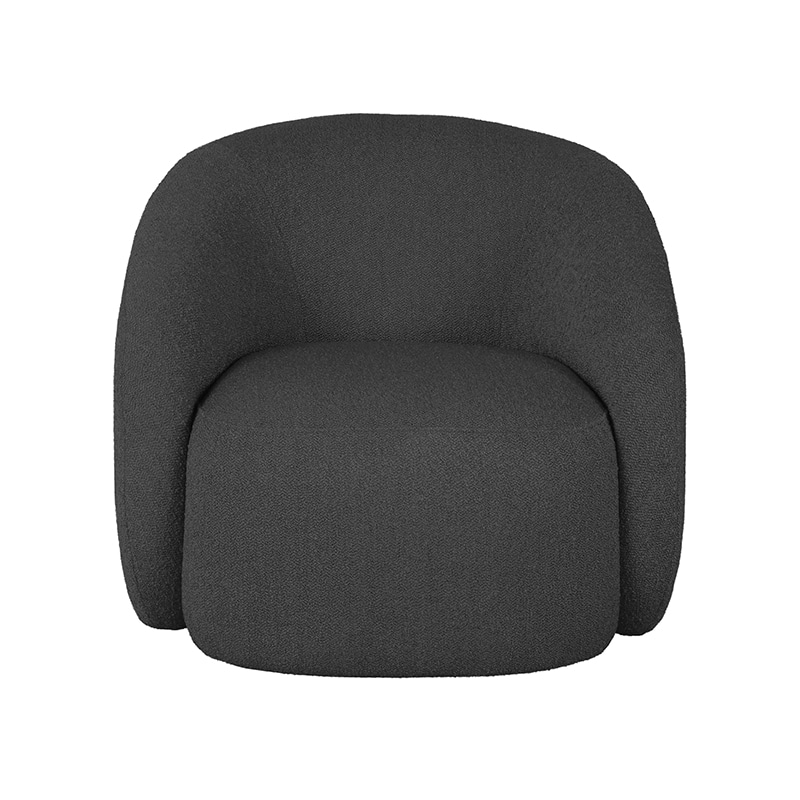 Fauteuil Alby 8211 Antraciet 8211 Boucle 8211 Label51 8211 Rhb Home Amp Living