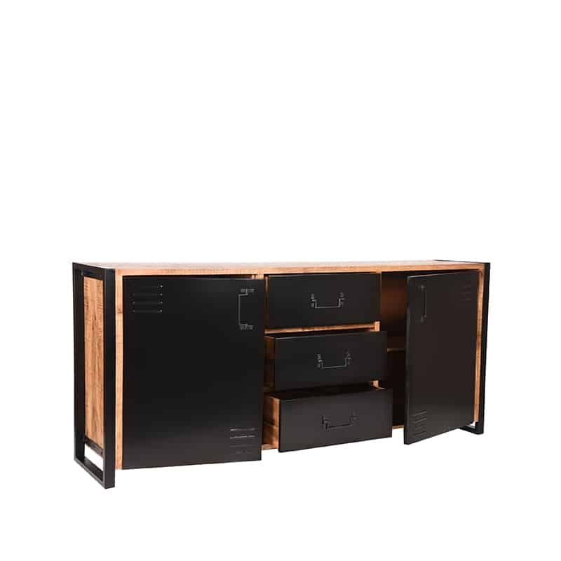 Dressoir Brussels 8211 Ruw 8211 Mangohout 8211 190 Cm 8211 Label51 8211 Rhb Home Amp Living