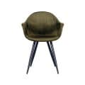 Eetkamerstoel Forli - Legergroen - Fluweel - Label51 - RHB Home & Living