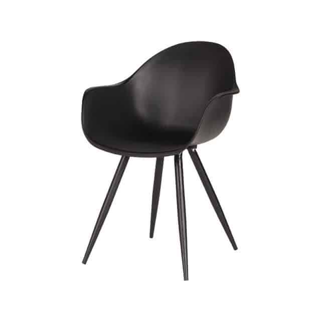 Eetkamerstoel Luca 8211 Zwart 8211 Kunststof 8211 Label51 8211 Rhb Home Amp Living