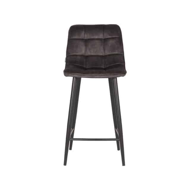 Barkruk Jelt 8211 Antraciet 8211 Velours 8211 Zithoogte 65 8211 Label51 8211 Rhb Home Amp Living