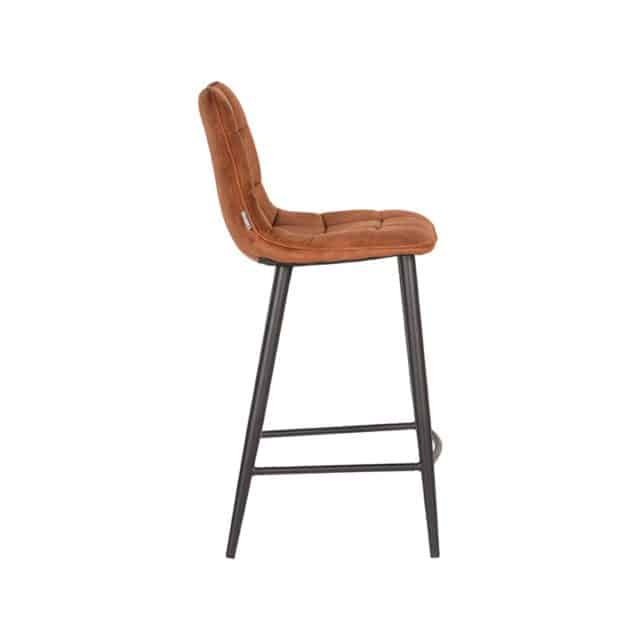 Barkruk Jelt 8211 Oker 8211 Velours 8211 Zithoogte 65 8211 Label51 8211 Rhb Home Amp Living