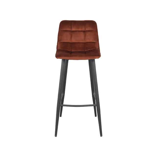 Barkruk Jelt 8211 Roest 8211 Velours 8211 Zithoogte 78 8211 Label51 8211 Rhb Home Amp Living