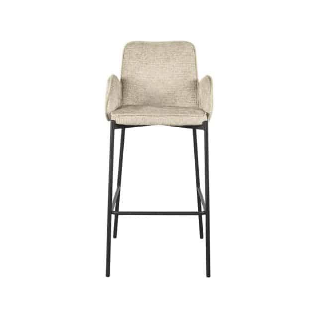 Barkruk Joni 8211 Beige 8211 Fluweel 8211 Zithoogte 78 Cm 8211 Label51 8211 Rhb Home Amp Living