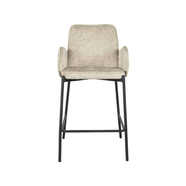 Barkruk Joni 8211 Beige 8211 Fluweel 8211 Zithoogte 65 Cm 8211 Label51 8211 Rhb Home Amp Living