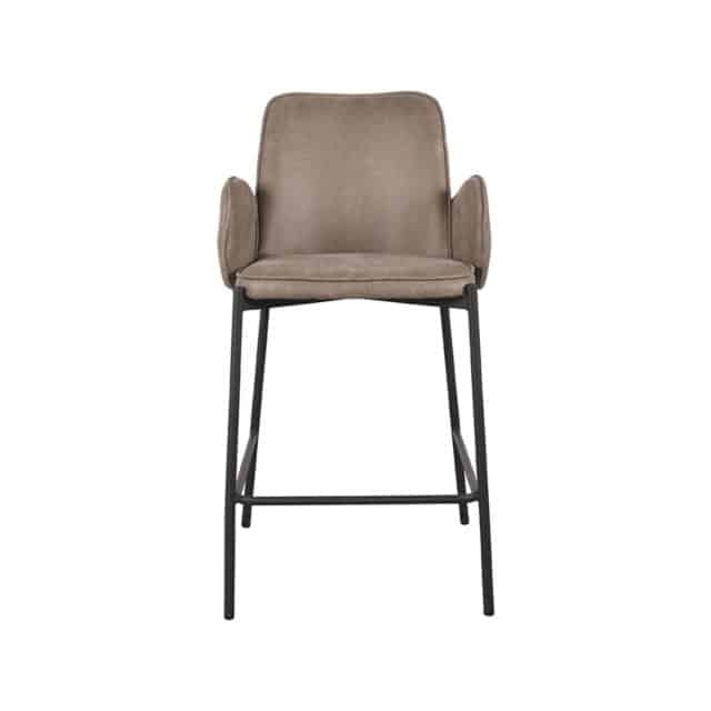 Barkruk Joni 8211 Taupe 8211 Microfiber 8211 Zithoogte 65 Cm 8211 Label51 8211 Rhb Home Amp Living
