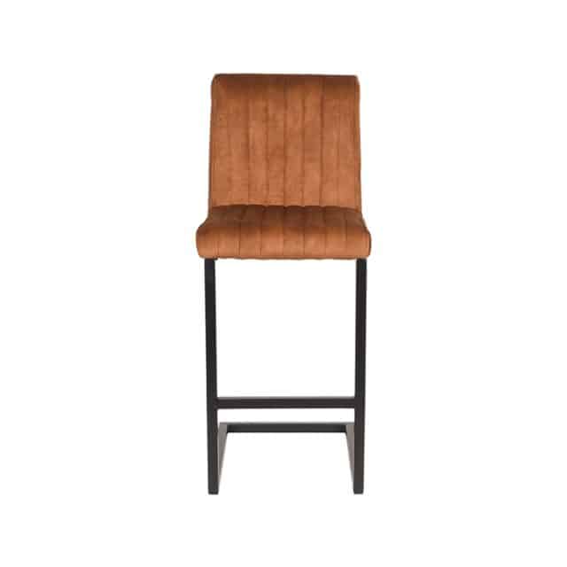 Barkruk Milo 8211 Oker 8211 Velours 8211 Zithoogte 65 8211 Label51 8211 Rhb Home Amp Living