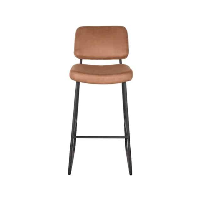 Barkruk Noah 8211 Cognac 8211 Microvezel 8211 Zithoogte 78 8211 Label51 8211 Rhb Home Amp Living