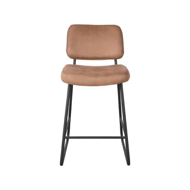 Barkruk Noah 8211 Cognac 8211 Microfiber 8211 Zithoogte 65 8211 Rhb Home Amp Living