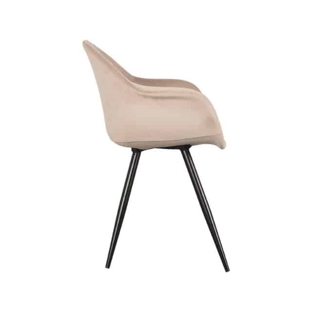 Eetkamerstoel Forli 8211 Zand 8211 Fluweel 8211 Label51 8211 Rhb Home Amp Living