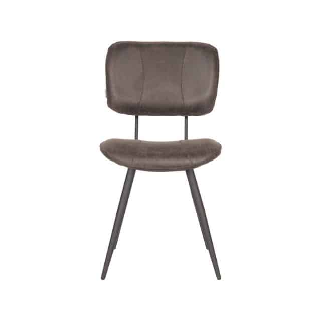 Eetkamerstoel Fos 8211 Antraciet 8211 Leer 8211 Label51 8211 Rhb Home Amp Living