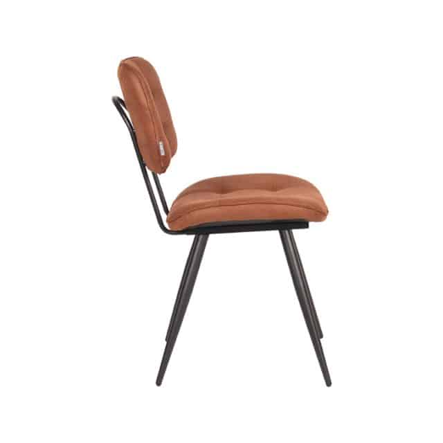 Eetkamerstoel Gus 8211 Cognac 8211 Microfiber 8211 Label51 8211 Rhb Home Amp Living