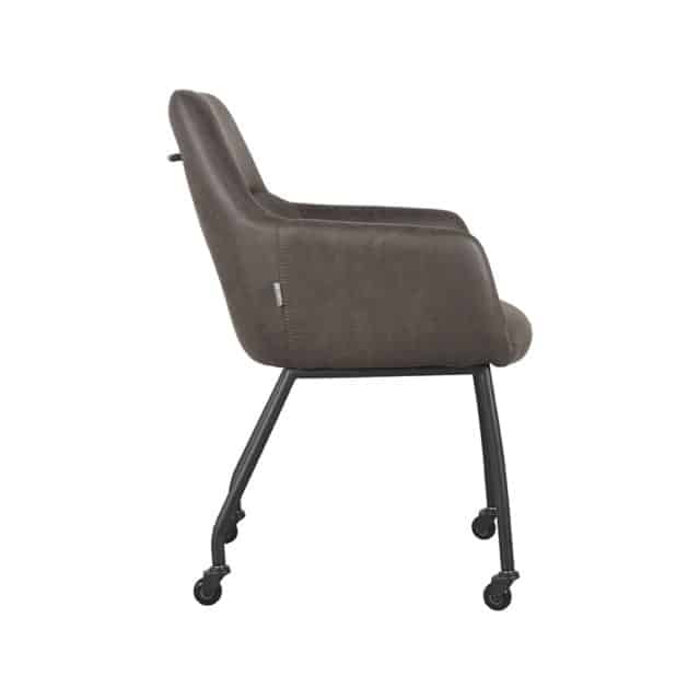 Eetkamerstoel Lenny 8211 Antraciet 8211 Microfiber 8211 Label51 8211 Rhb Home Amp Living