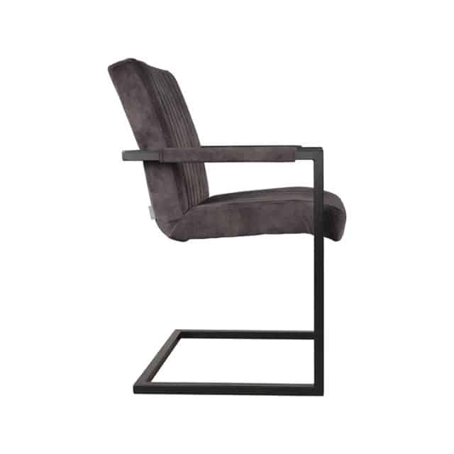 Eetkamerstoel Milo 8211 Antraciet 8211 Velours 8211 Label51 8211 Rhb Home Amp Living