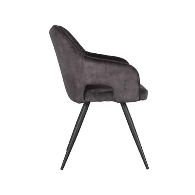 Eetkamerstoel Noud 8211 Antraciet 8211 Velours 8211 Label51 8211 Rhb Home Amp Living