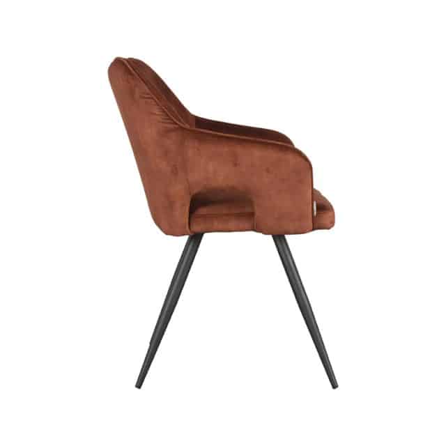 Eetkamerstoel Noud 8211 Rust 8211 Velours 8211 Rhb Home Amp Living