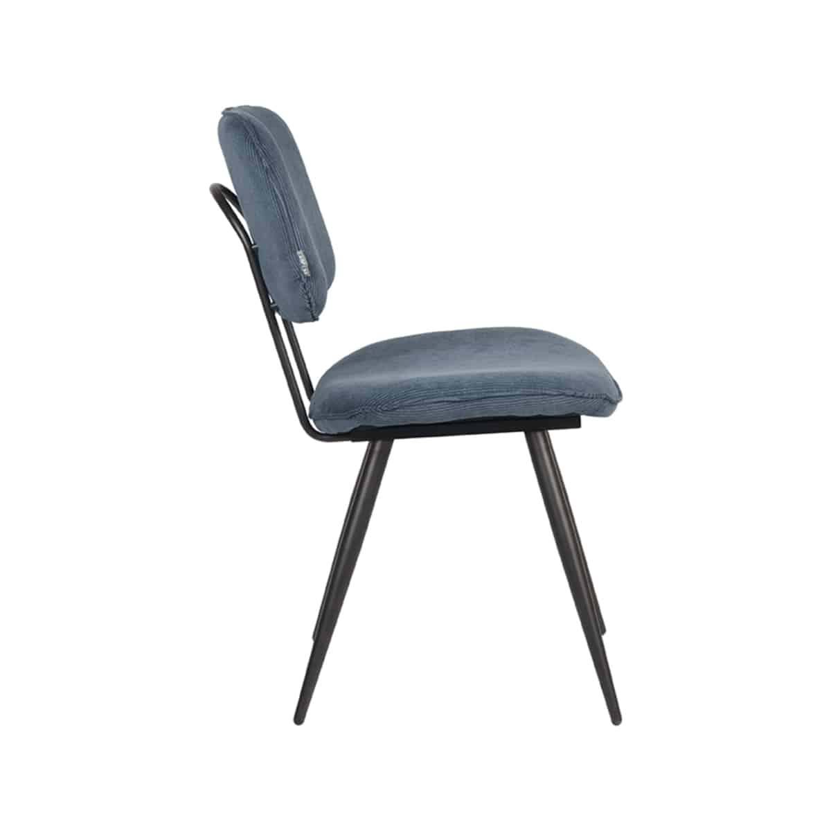 Eetkamerstoel Vic 8211 Blauw 8211 Ribcord 8211 Label51 8211 Rhb Home Amp Living
