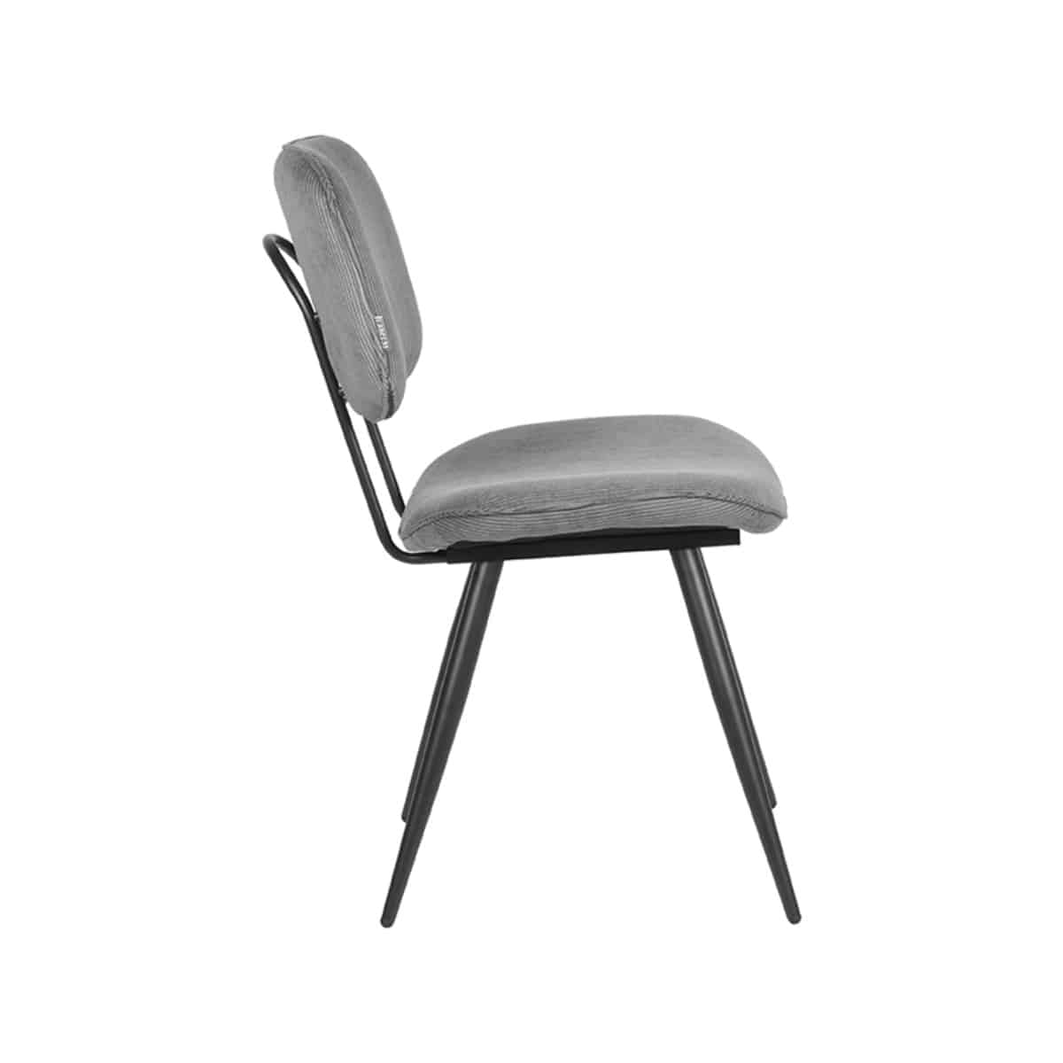 Eetkamerstoel Vic 8211 Donkergrijs 8211 Ribcord 8211 Label51 8211 Rhb Home Amp Living